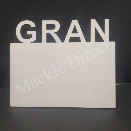 Sublimation MDF 'Gran' Photo Panel - Mackie Direct