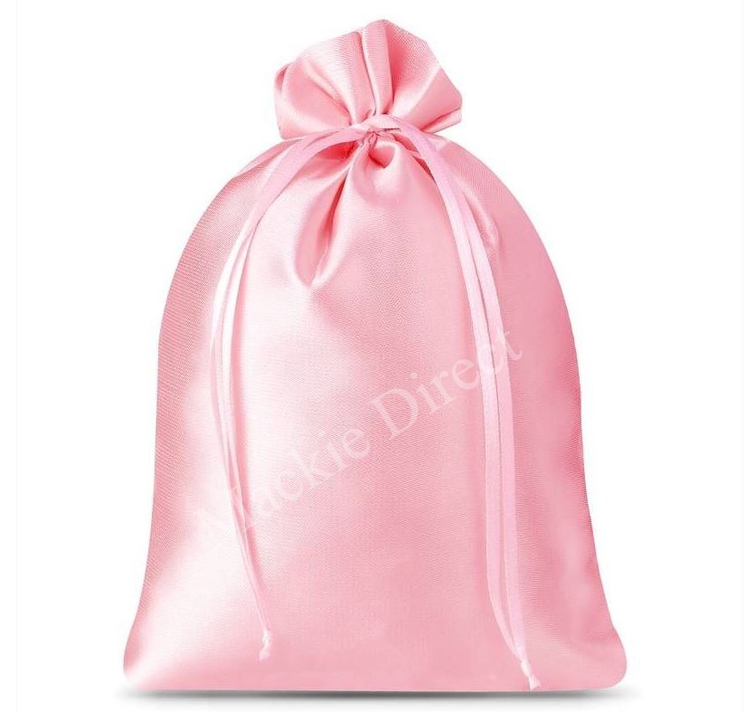 Pink Satin Tooth Fairy/Wedding Favour Bags