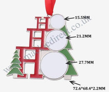 Load image into Gallery viewer, HoHoHo Sublimation Tree Decoration
