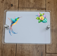 Load image into Gallery viewer, UV Printed House Wall Signs - Hummingbirds
