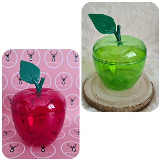 Red & Green Plastic Apple - Mackie Direct