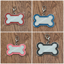 Load image into Gallery viewer, Metal Sublimation Bone Shaped Dog Tag
