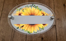 Load image into Gallery viewer, UV Printed Oval House Wall Sign - Floral
