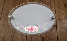 Load image into Gallery viewer, UV Printed Oval House Wall Sign - Floral - Fully Personalised
