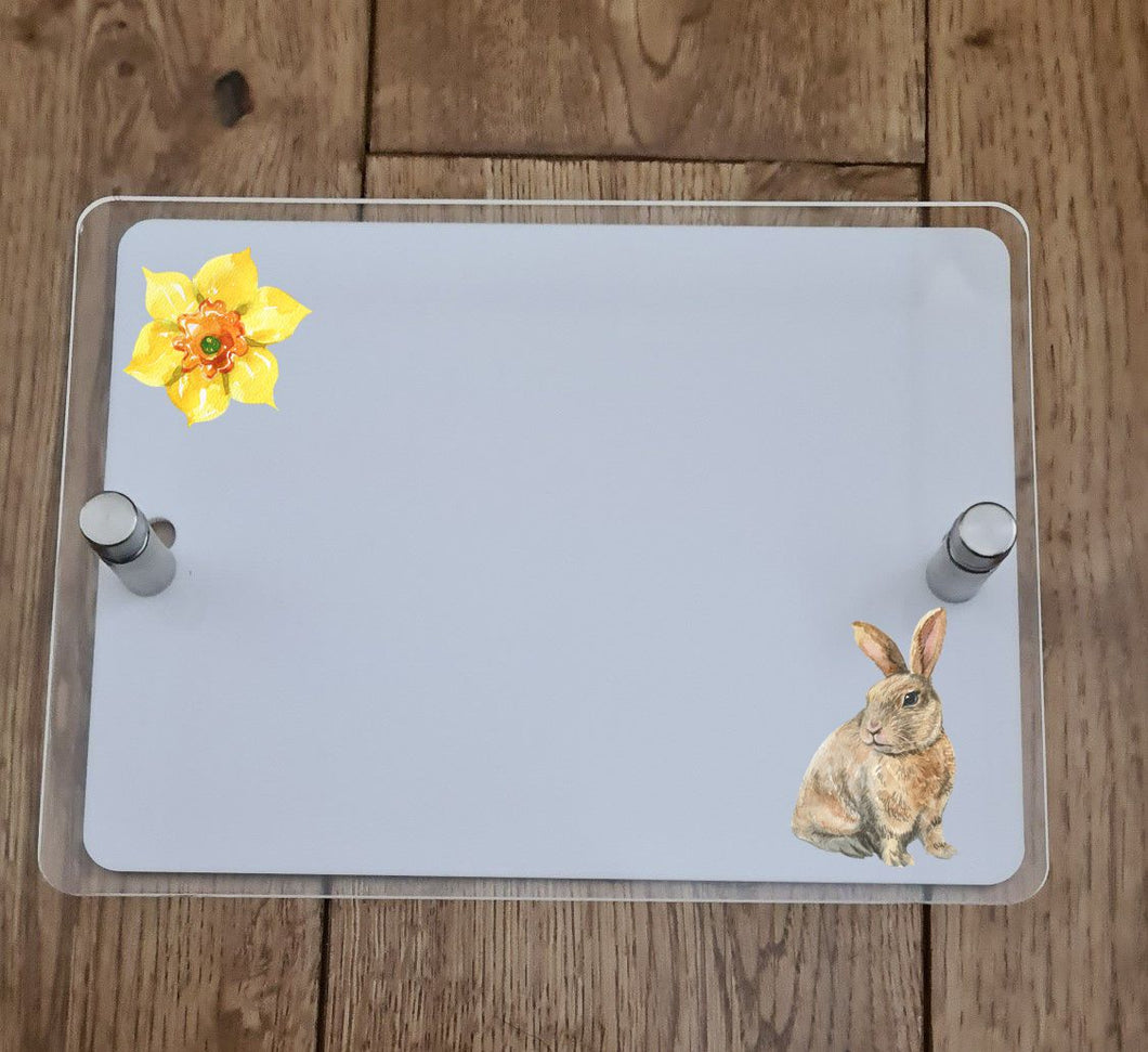 UV Printed House Wall Signs - Rabbit - Fully Personalised