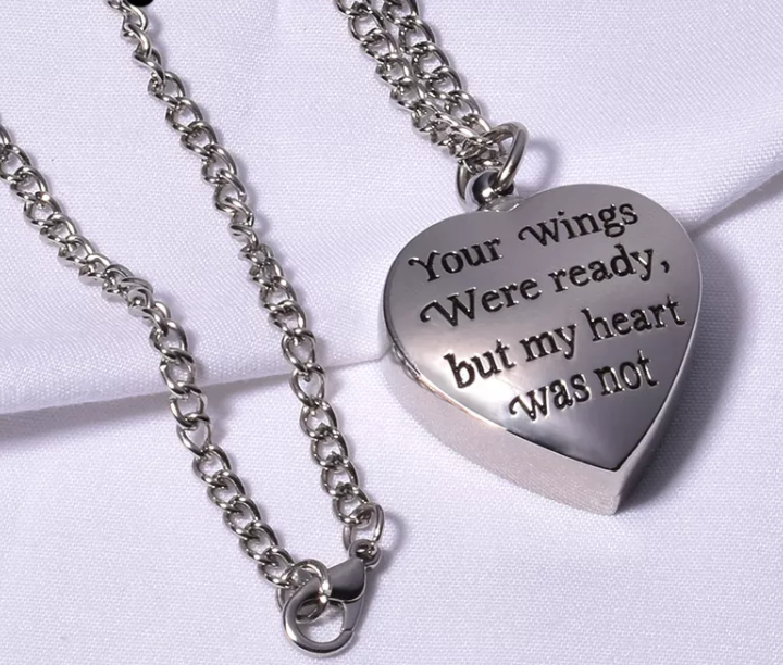 Sublimation Metal Urn/Ashes Necklace