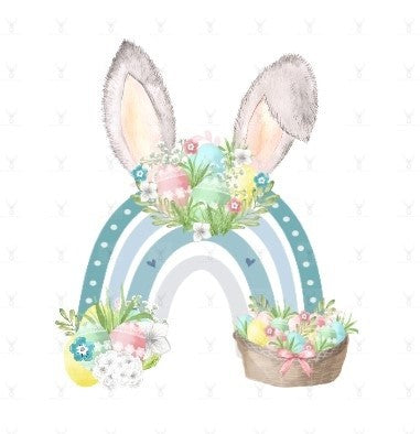 Easter Bunny Rainbow Ears Design